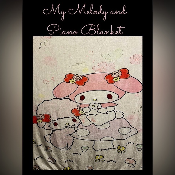 NIP-My Melody large throw blanket - Picture 1 of 1